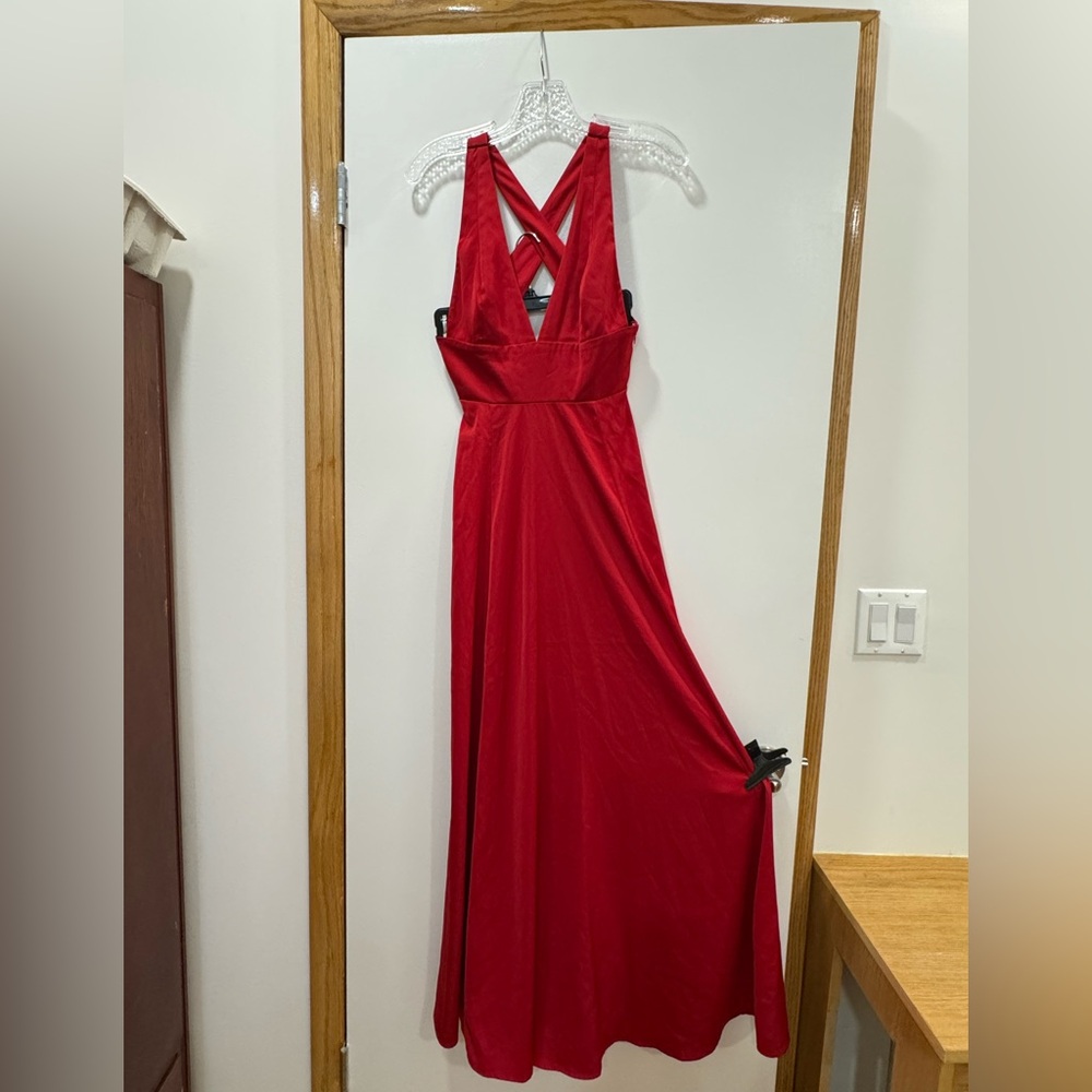 Forever 21 Red Backless Dress